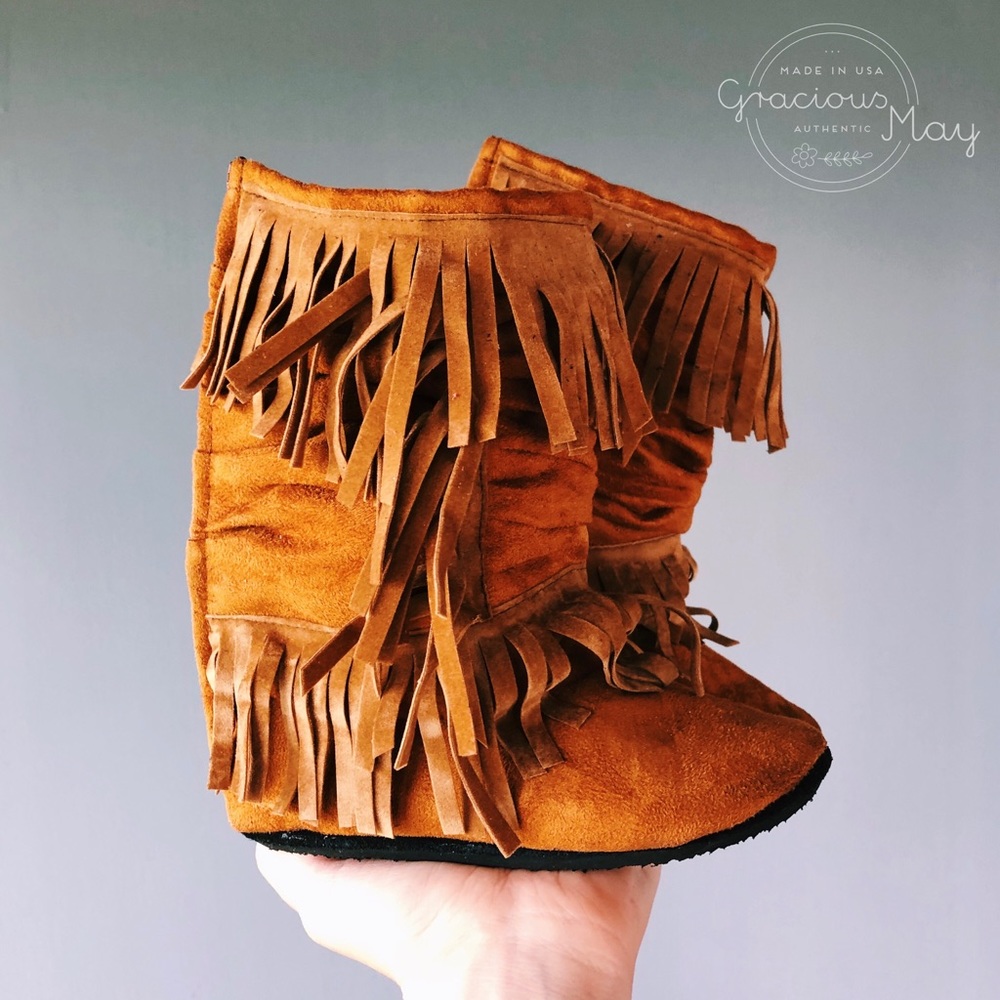 Gracious May Arizona Slouch Moccasin Boots size 9